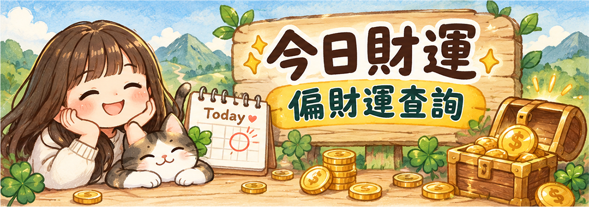 今日財運及偏財運查詢